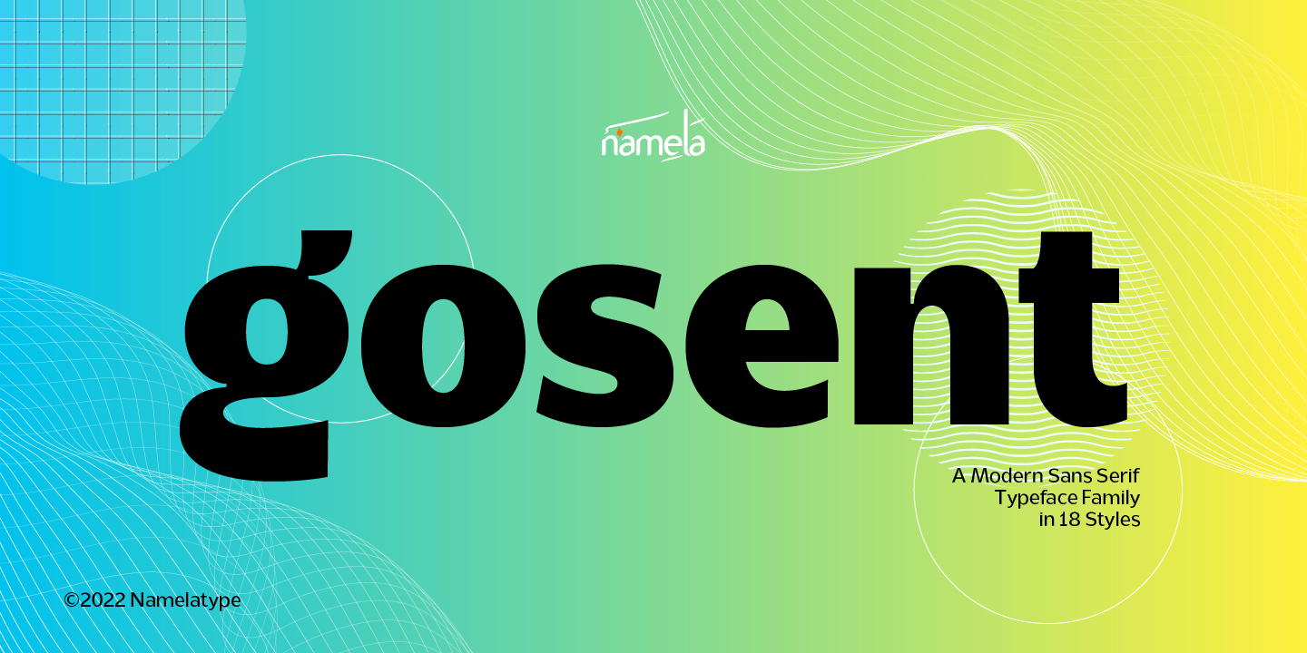 Gosent Modern Sans Font Contemporaty Style Of Sans Serif Font